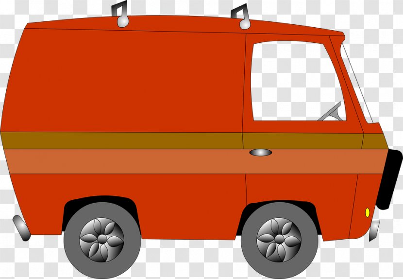 Campervan Car Volkswagen Type 2 - Cartoon Transparent PNG