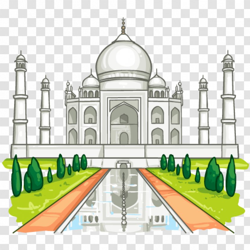 Taj Mahal Fatehpur Sikri The Red Fort Golden Triangle - Template - Photos Transparent PNG