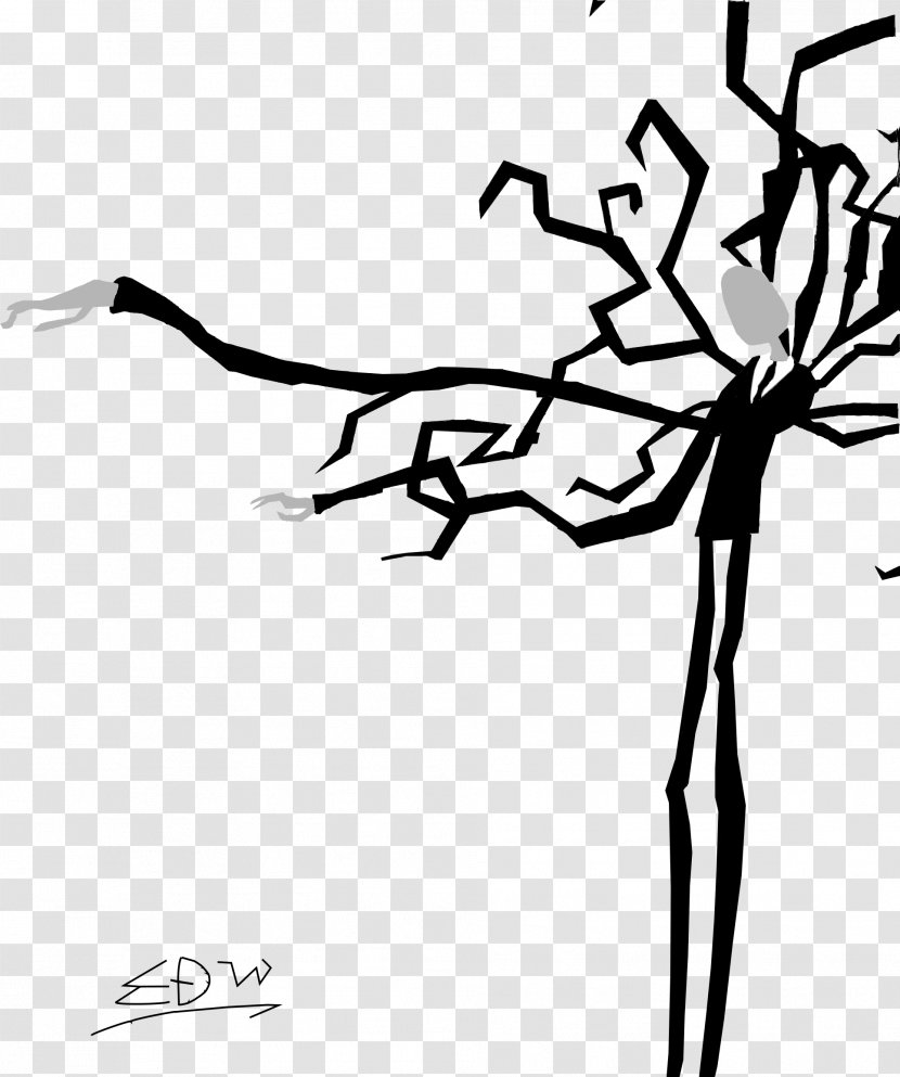 Twig Drawing Visual Arts /m/02csf Silhouette - Floss Like A Boss Transparent PNG