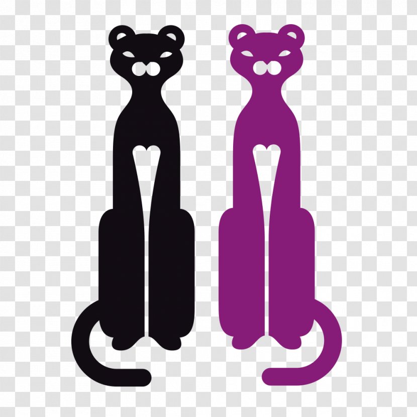 Cat Tattoo Flash Animal Pet - Carnivoran - Black Panther Transparent PNG