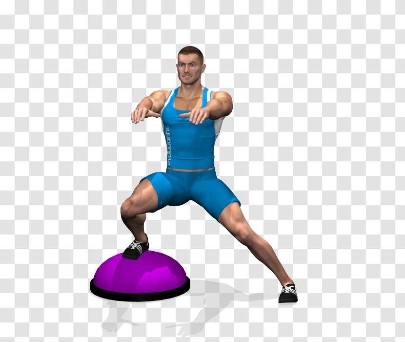 Medicine Balls Physical Fitness BOSU Squat Exercise - Heart - Barbell Transparent PNG