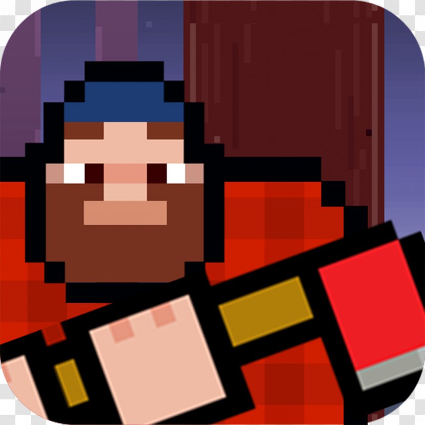 Timberman Arcade Game Android Soccer Hit Mobile - App Store - Timber Transparent PNG