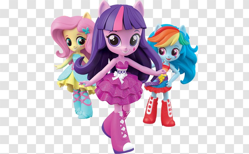 Twilight Sparkle Pony Doll Rarity Princess Celestia - Action Figure - Equestria Girls Minis Set Transparent PNG