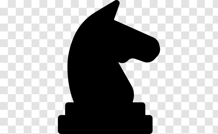 Chess Piece Knight White And Black In Queen Transparent PNG