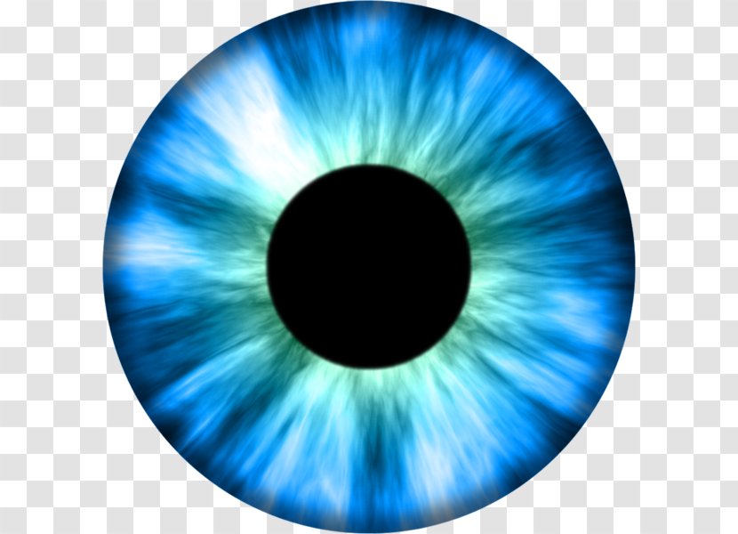 Eye Iris Texture Mapping Color Blue - Watercolor - Exam Transparent PNG