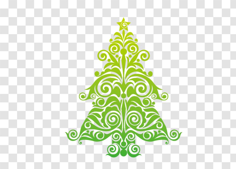 Christmas Tree - Vecteur - Green Transparent PNG