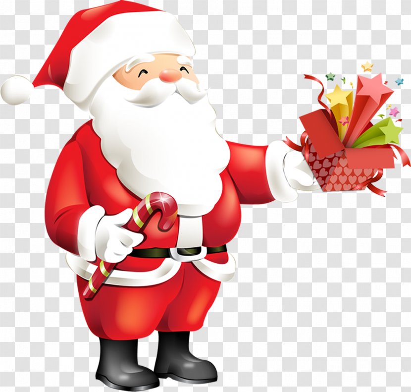Santa Claus's Reindeer Christmas Gift - Claus Transparent PNG