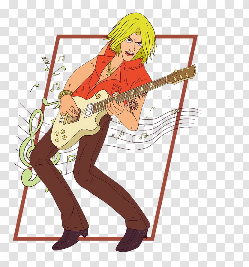 Guitar Download Illustration - Frame - Play Boy Transparent PNG