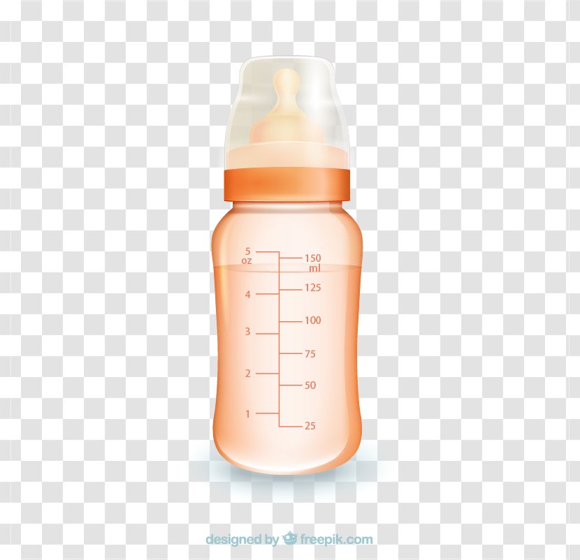 Baby Bottle Infant - Drinkware - Vector Material Downloaded, Transparent PNG