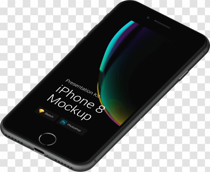 Feature Phone Smartphone Apple IPhone 8 Plus Mockup Pixel 2 - Heart Transparent PNG