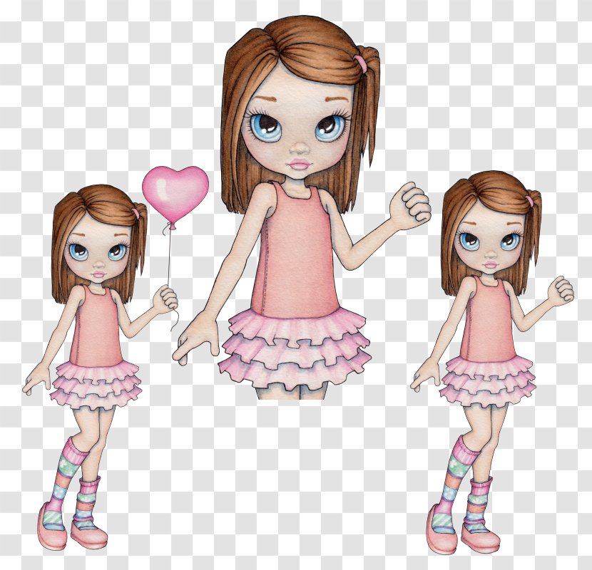 HeartBalloon Doll Toddler - Cartoon - Sherri Baldy Transparent PNG