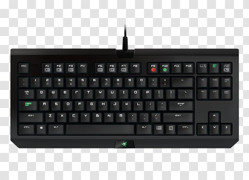 Computer Keyboard Gaming Keypad Razer Inc. Personal Software - Touchpad - Multimedia Transparent PNG