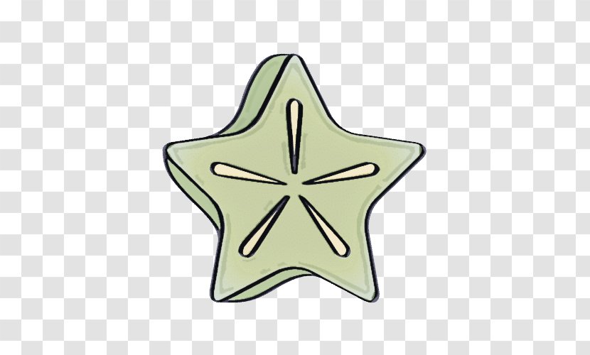 Green Star Symbol Logo Sticker Transparent PNG