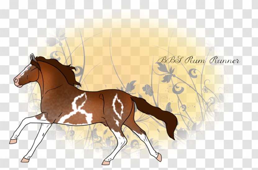 Mustang Stallion Pony Mare Bridle - Horse Tack Transparent PNG