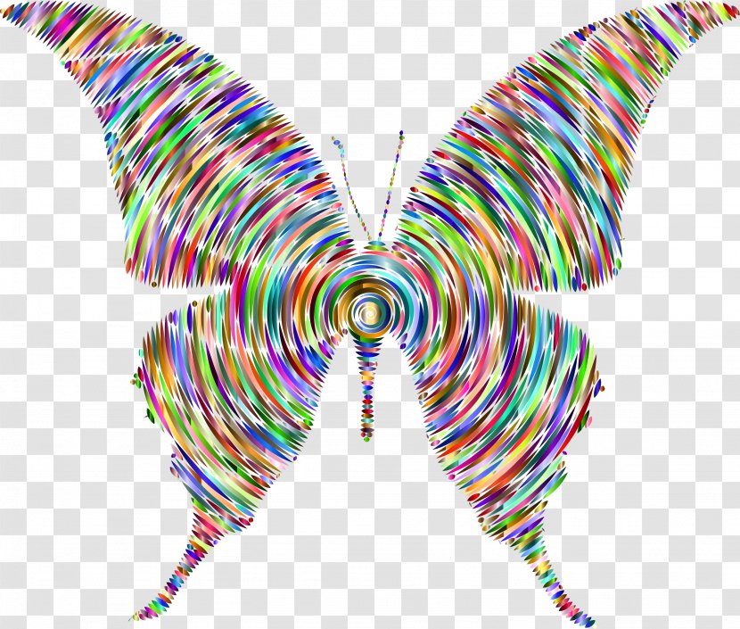 Butterfly Insect - Line Art Transparent PNG