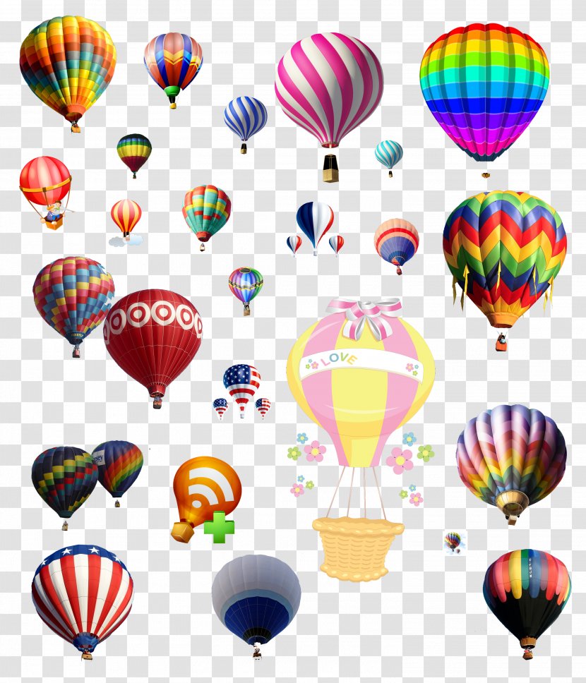 Hot Air Balloon Graphic Design - Raster Graphics Transparent PNG