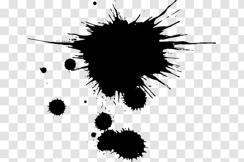 Watercolor Painting Black Paint Transparent Png