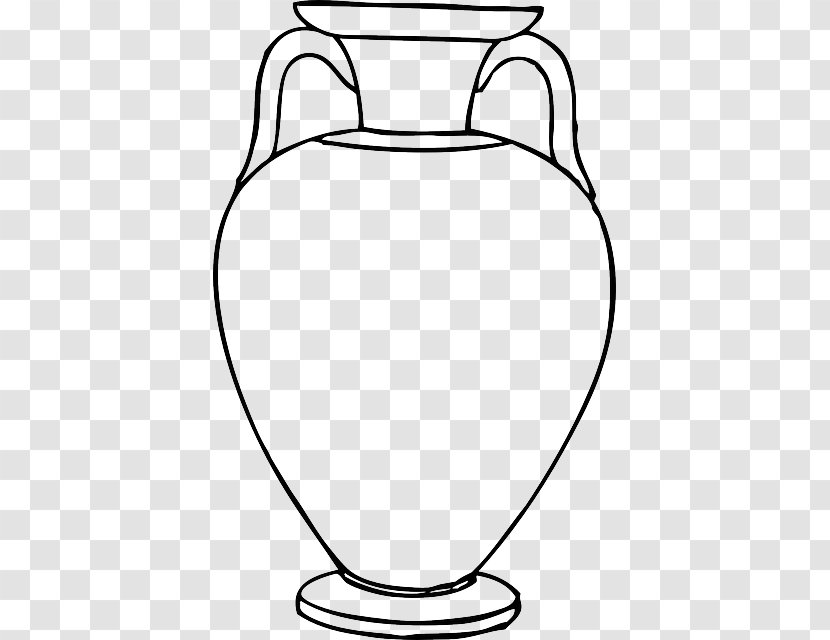 Pottery Of Ancient Greece Vase Clip Art Greek - Language - Mosaic Coloring Pages Transparent PNG