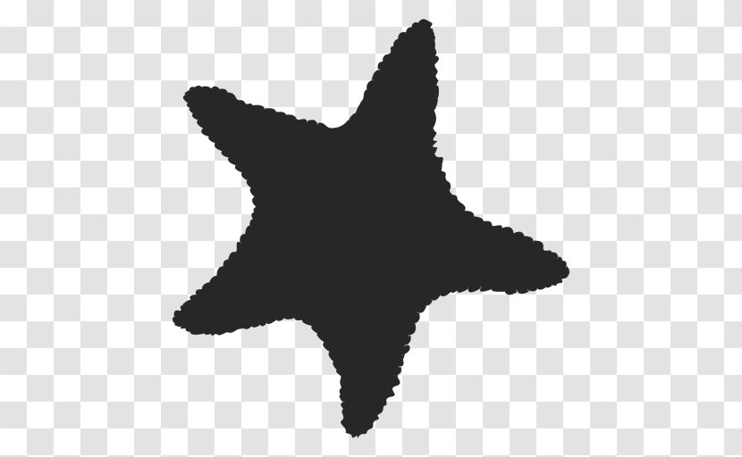 Starfish Silhouette Clip Art - Fish - Sea Star Transparent PNG