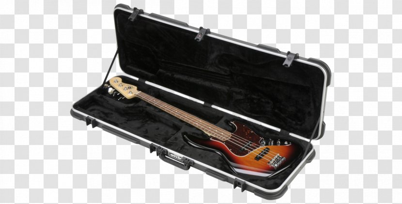 Bass Guitar Fender Jaguar Jazzmaster Skb Cases - Hardware Transparent PNG