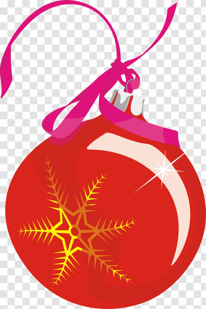 Christmas Ornament Bombka Tree Clip Art - Magenta Transparent PNG