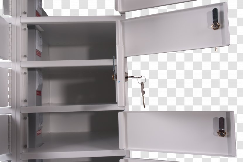 Laptop Safe Armoires & Wardrobes White Locker - Shelving Transparent PNG