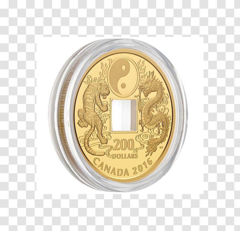 Gold Coin Tiger Canada - Ounce Transparent PNG