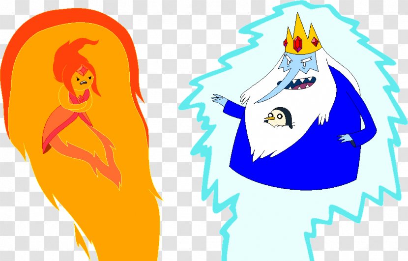 Ice King Flame Princess Finn The Human Marceline Vampire Queen Bubblegum - Heart Transparent PNG