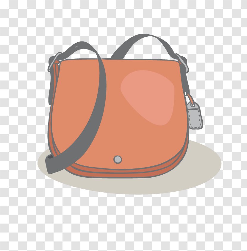 Handbag Instagram Photography - Fashion - Vector Orange Bag Transparent PNG