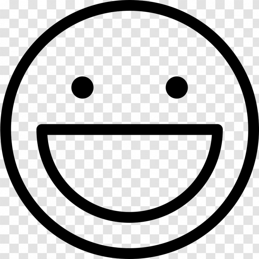 Smiley - Black And White - Delaying Transparent PNG