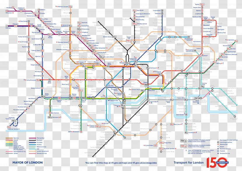 London Underground Liverpool Street Station Tube Map Transport For - Plan - Metro Transparent PNG