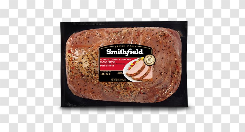 Ham Bacon Smithfield Foods Meat Pork - Beef Tenderloin - Fresh Garlic Transparent PNG