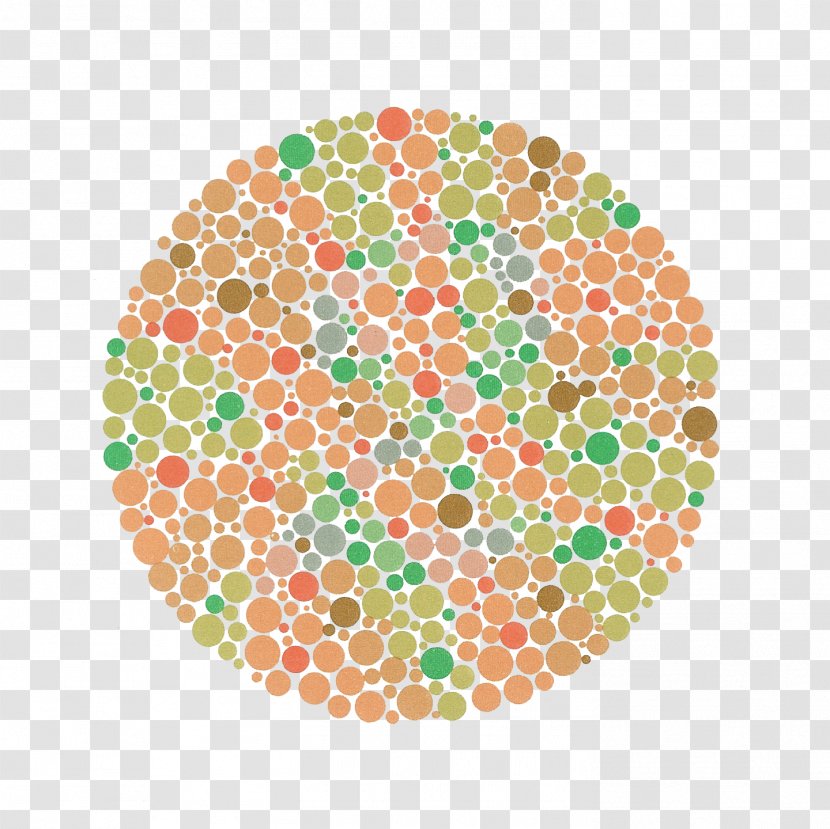 Color Blindness Ishihara Test Ishihara's Tests For Colour Deficiency Visual Perception Vision - Eye Examination - Academic Transparent PNG