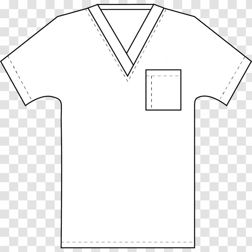 T-shirt Collar Dress Paper Sleeve - Product Transparent PNG