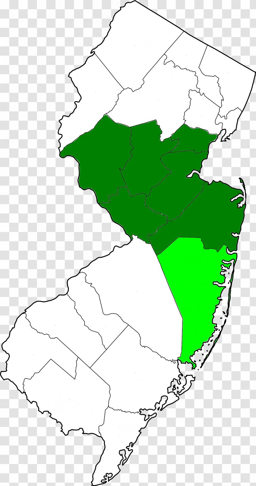 Middlesex County Central Jersey Hudson County, New Burlington Ocean - North Transparent PNG