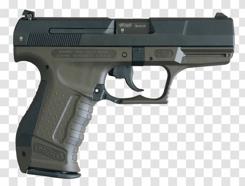 Walther P99 Carl GmbH Firearm Pistol 9×19mm Parabellum - Gun Accessory - Handgun Transparent PNG