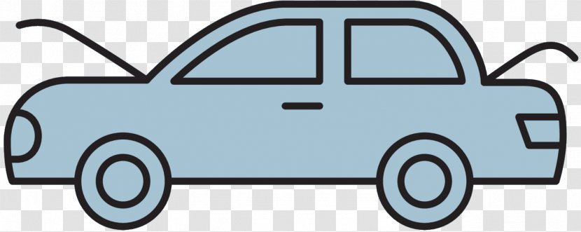 Car Door Compact Hatchback Automotive Design - City - Line Art Transparent PNG
