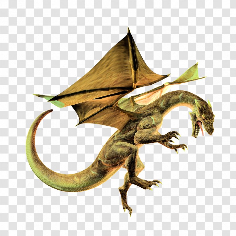 Dragon Fantasy Legendary Creature - Yellow Transparent PNG