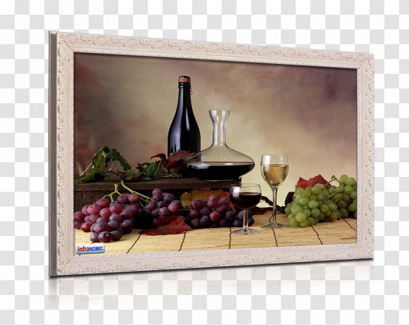 Wine Kitchen Grape Bottle Fire Screen Transparent PNG
