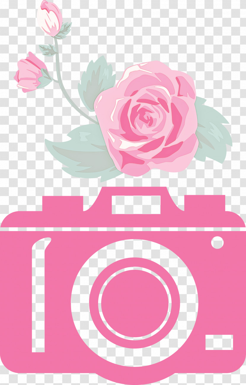 Camera Flower Transparent PNG