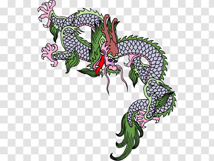 China Chinese Dragon Japanese Mythology - Temporary Tattoo Transparent PNG