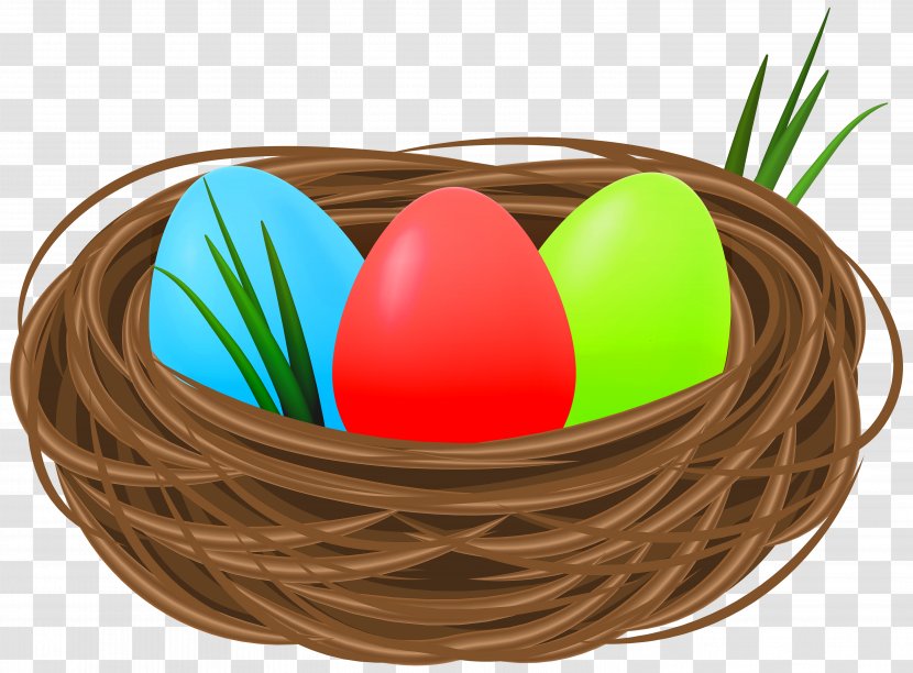 Easter Egg Clip Art - Basket - Nest Transparent PNG