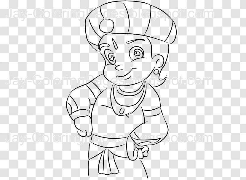 Chota bheem coloring pages