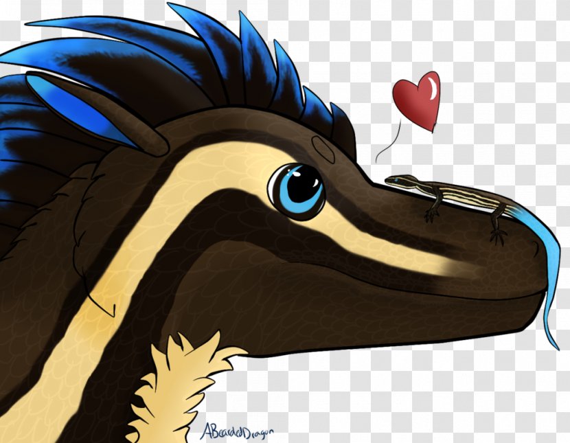Flightless Bird Beak Water Feather - Bearded Dragon Transparent PNG