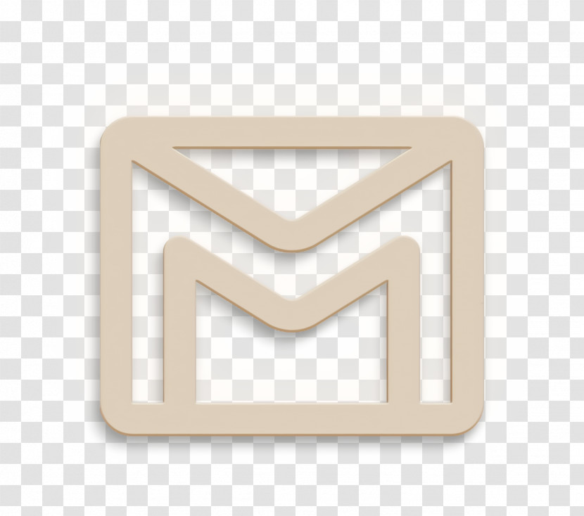 Gmail Icon Social Media Outline Icon Transparent PNG