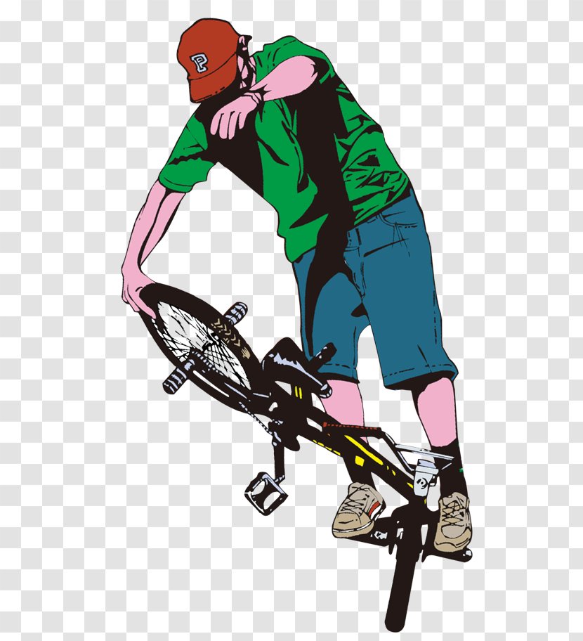 BMX Bike Flatland Bicycle Poster - Cycle Sport - The Man Who Plays Transparent PNG