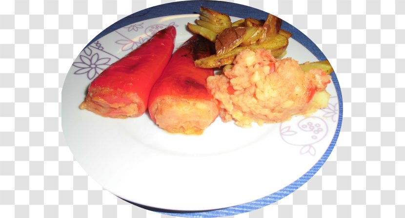 Side Dish Potato Wedges Stuffed Peppers Food - Silhouette - Paprika Schnitzel Transparent PNG