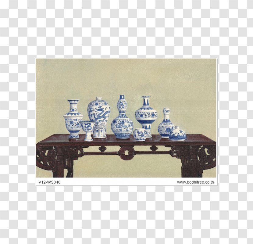 Table Textile Chinese Painting Decorative Arts Wallpaper - Art Design Of Tea Restaurant Transparent PNG