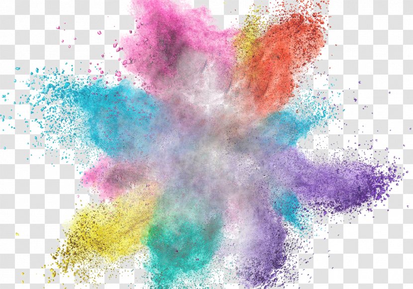Color Dust Explosion Stock Photography - Silhouette - Colour Transparent PNG