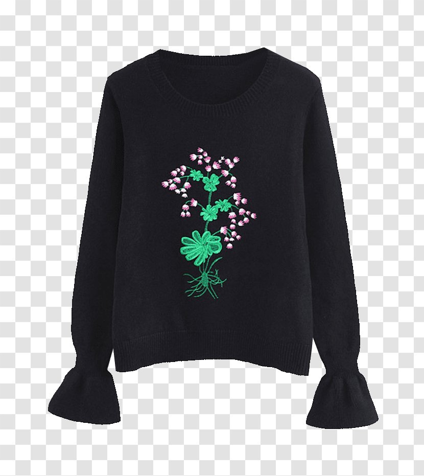 Sweater Sleeve Knitting Neckline Cardigan - Fashion - Dress Transparent PNG